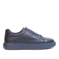 BASKET CUIR BLEU 800
