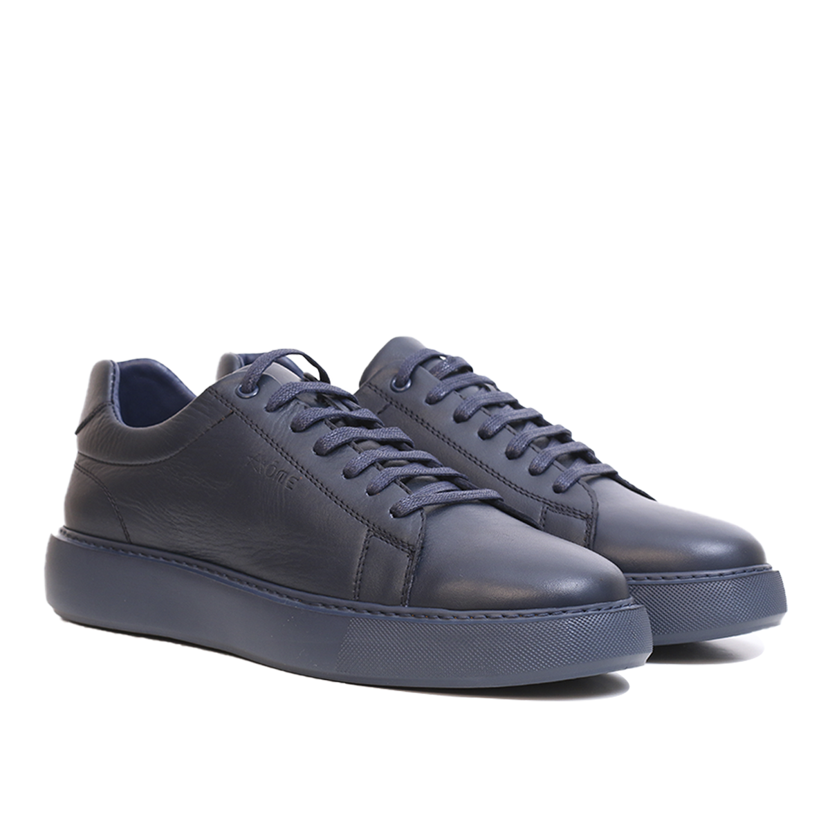 BASKET CUIR BLEU 800