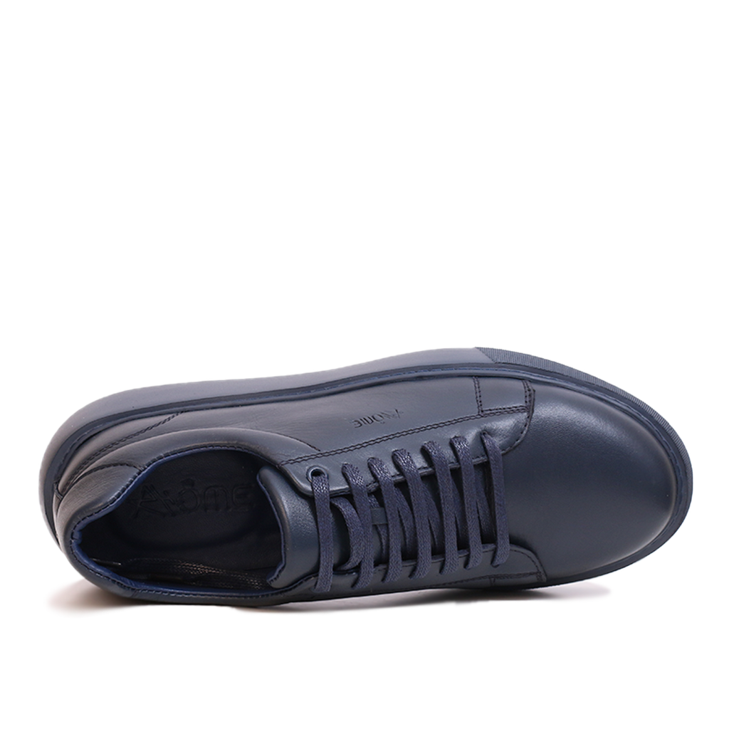 BASKET CUIR BLEU 800