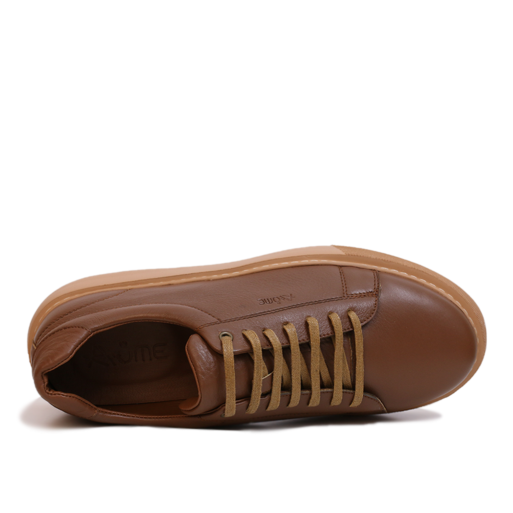 BASKET CUIR MARRON 800