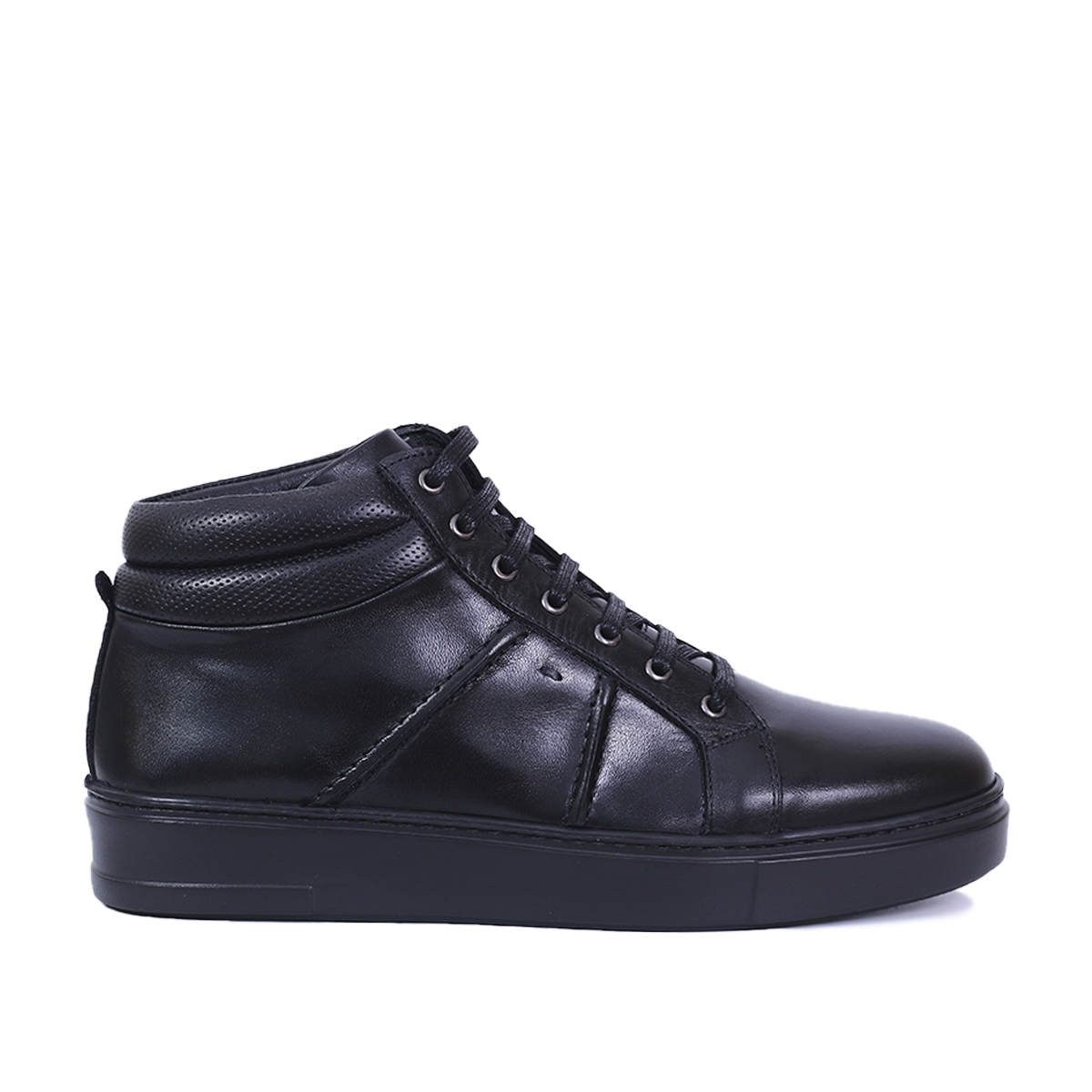 BASKET CUIR NOIR 8278