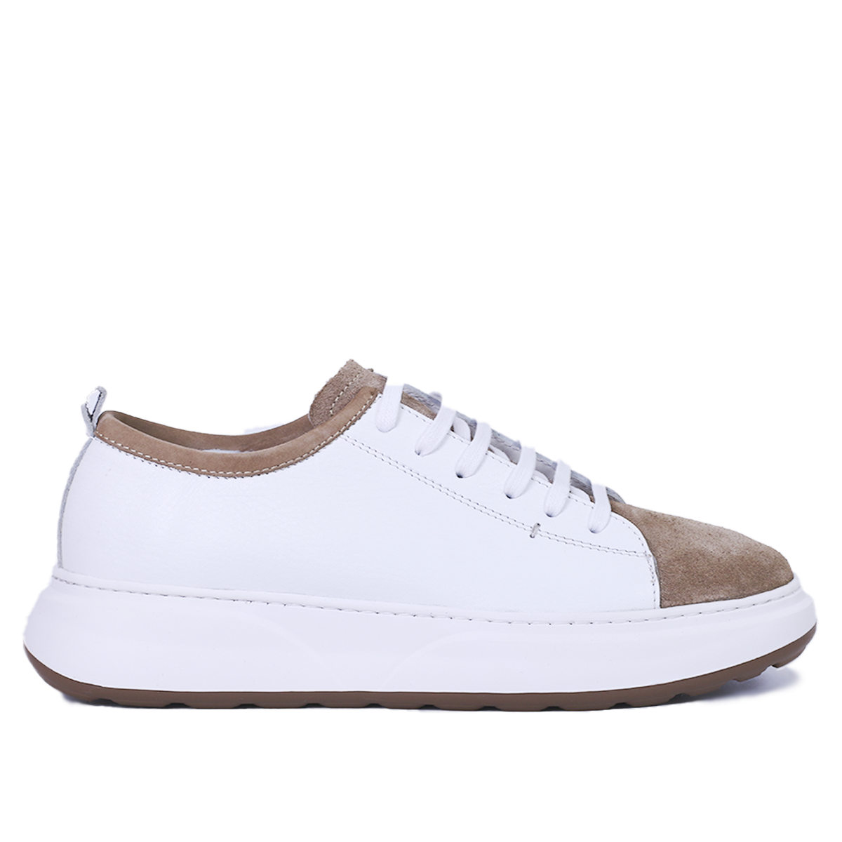 BASKET CUIR Blanc 850