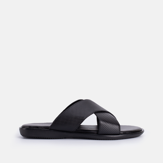 Momy en cuir Noir