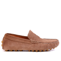 Mocassin Gommino en daim BEIGE