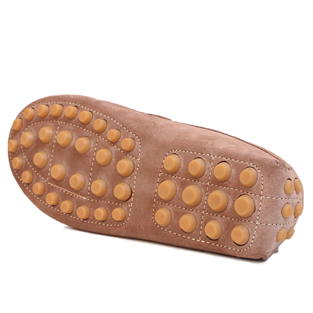 Mocassin Gommino en daim BEIGE