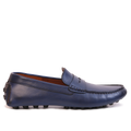 Mocassin Gommino en cuir BLEU