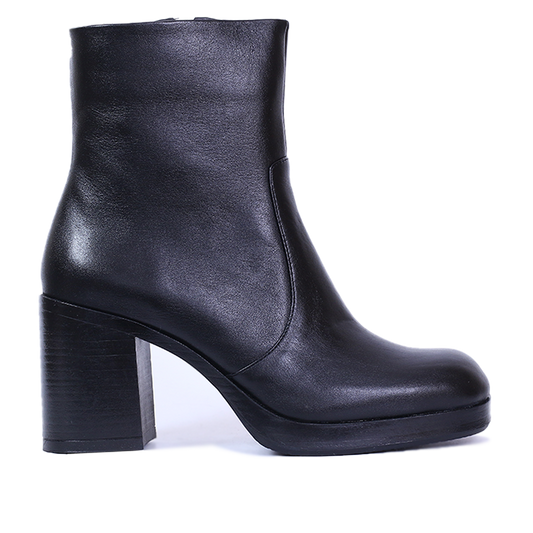 COMO  - BOTTINE EN CUIR NOIR