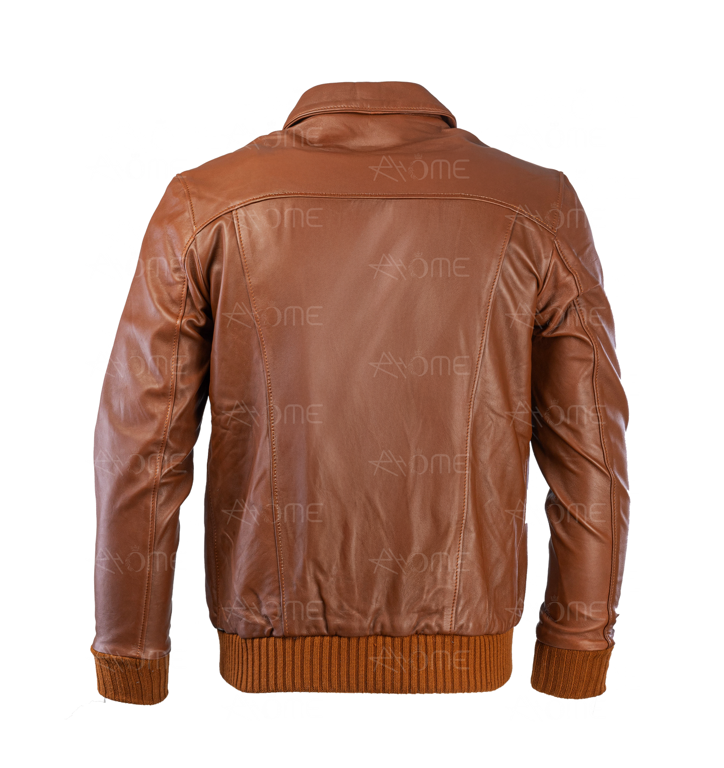Blouson en cuir Tabac CR7