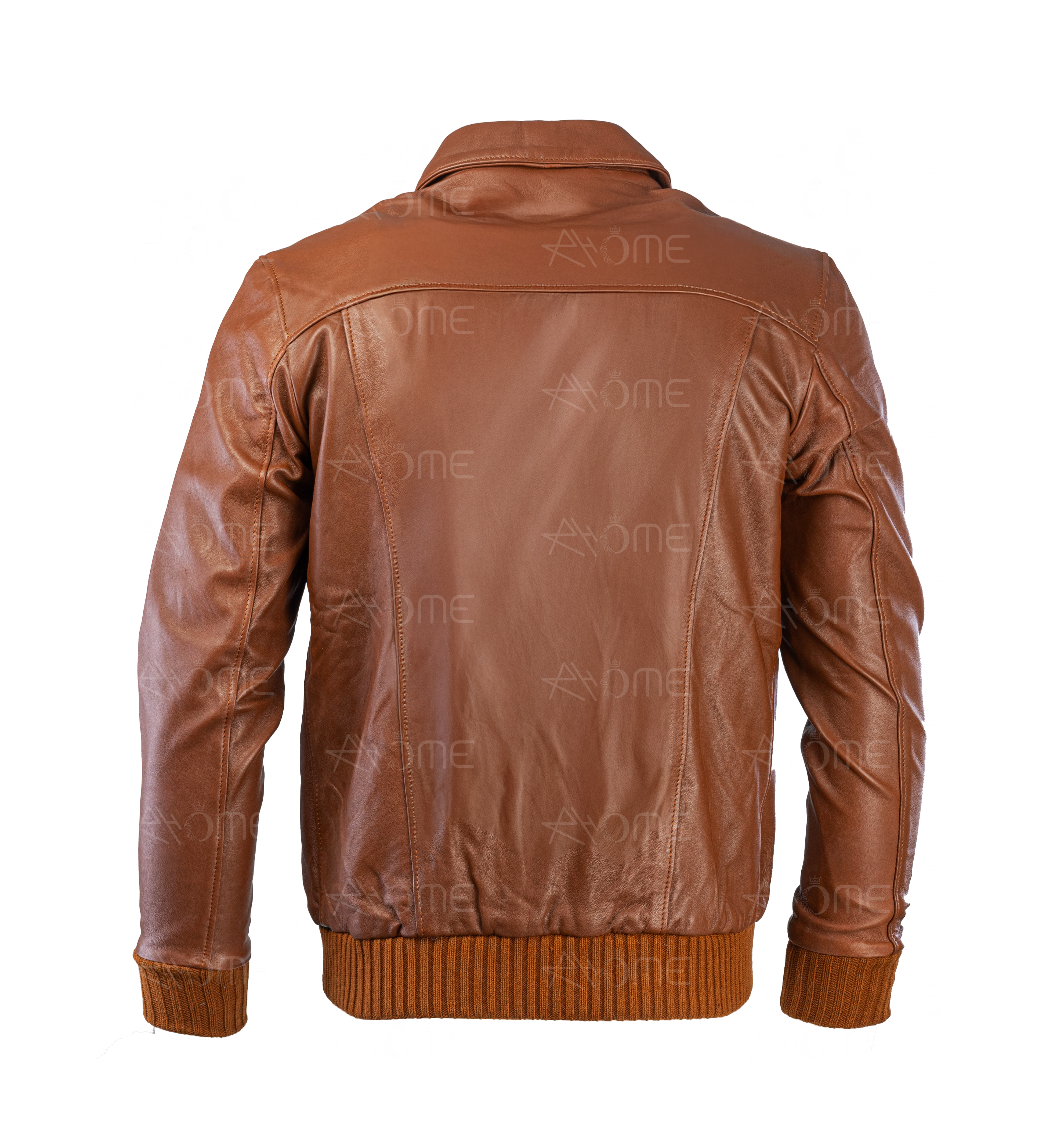 Blouson en cuir Tabac CR7