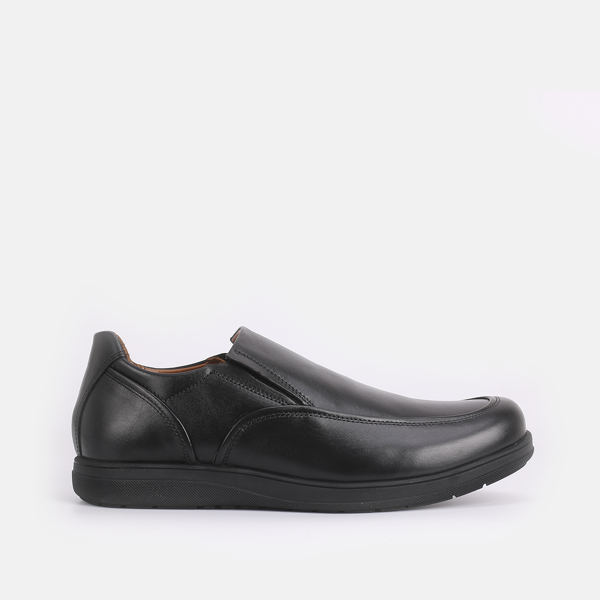 Confort  - Chaussure en Cuir Noir