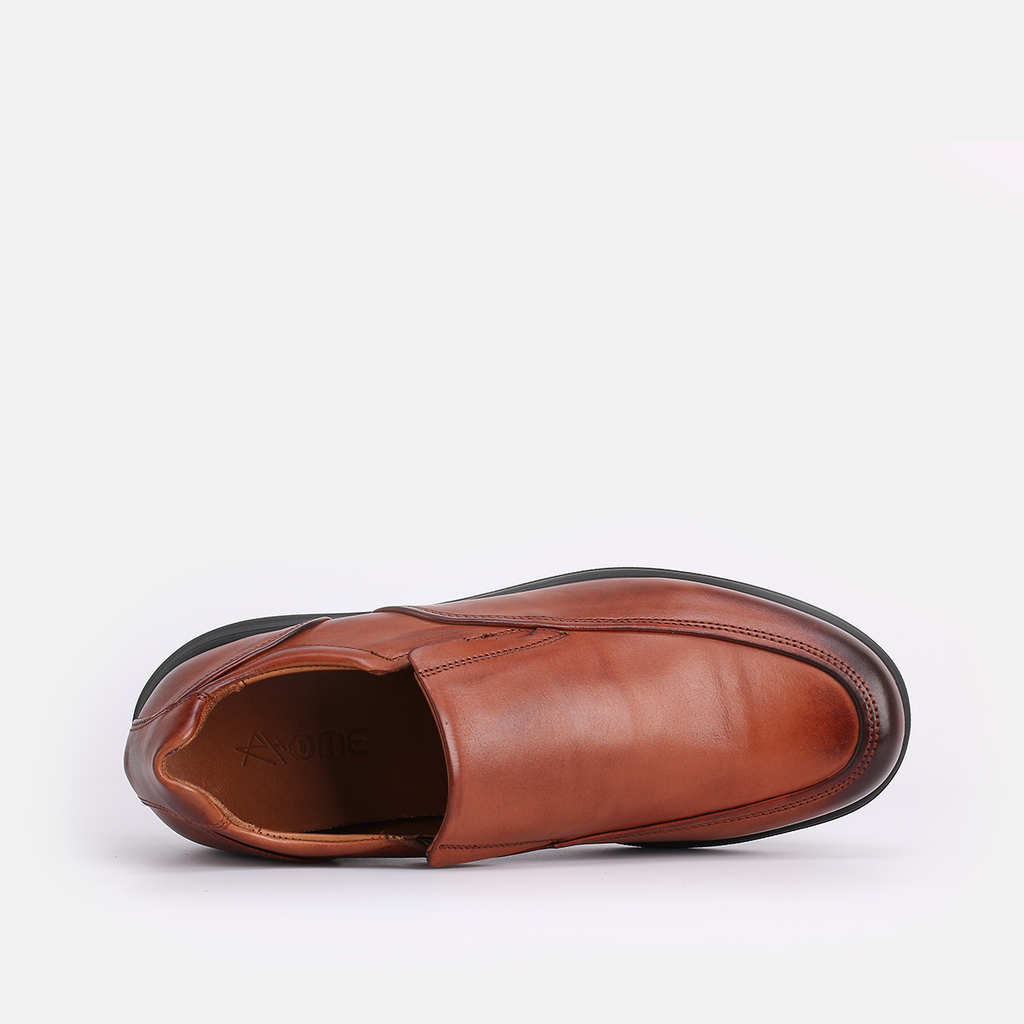 Confort  - Chaussure en Cuir Tabac