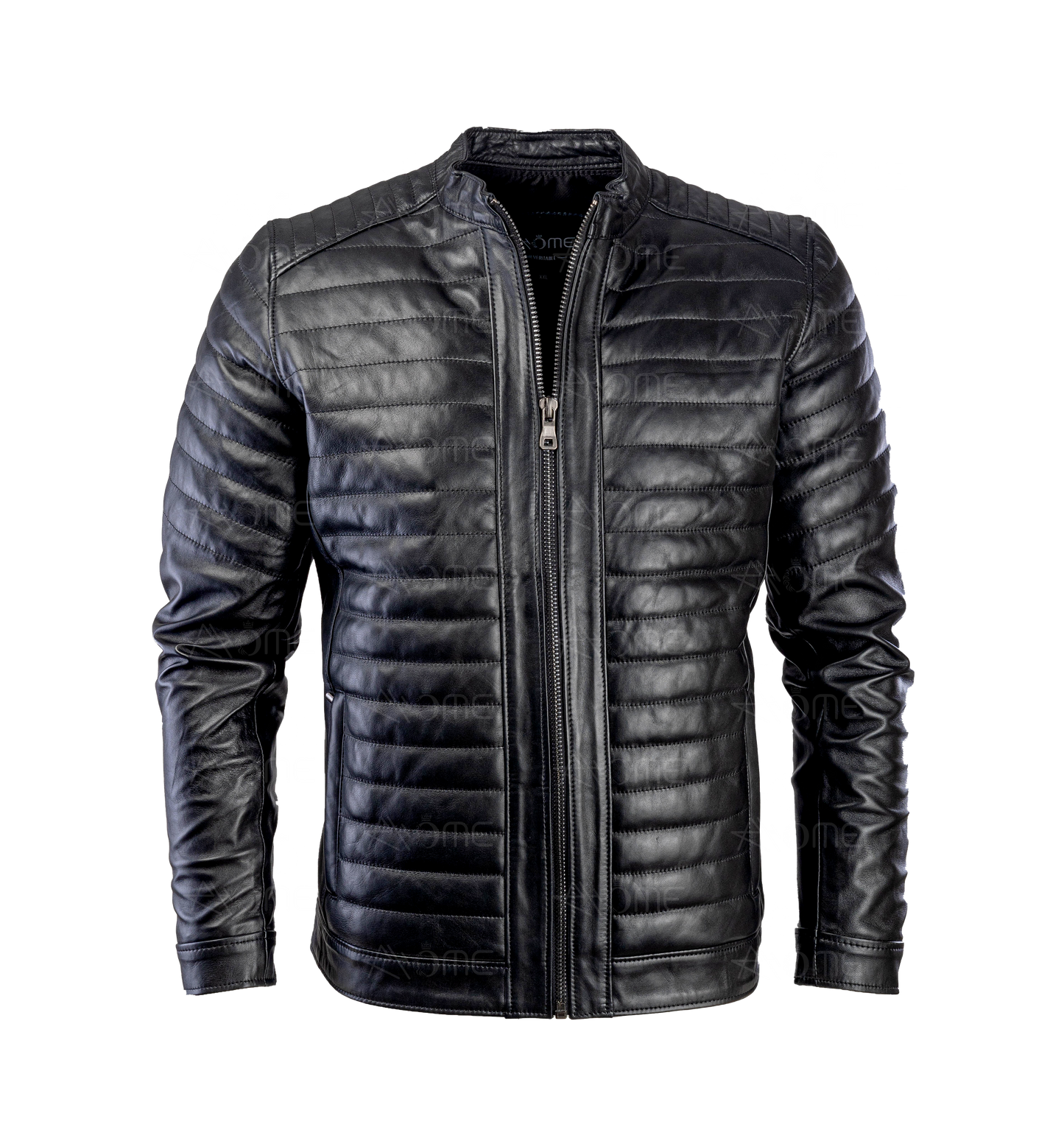 Doudoun en cuir Noir