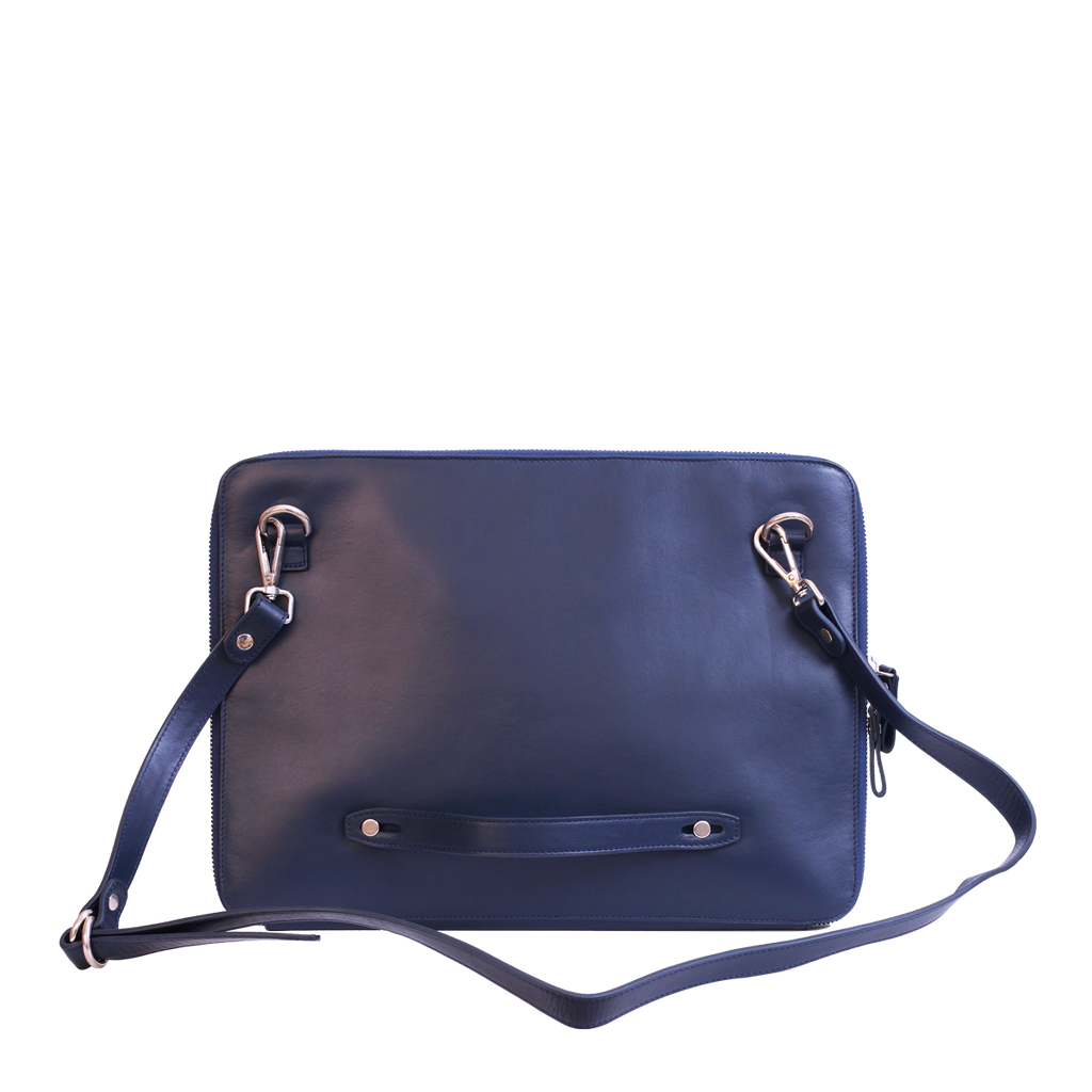 Etui Pc 13" Bleu marine avec bandouliere