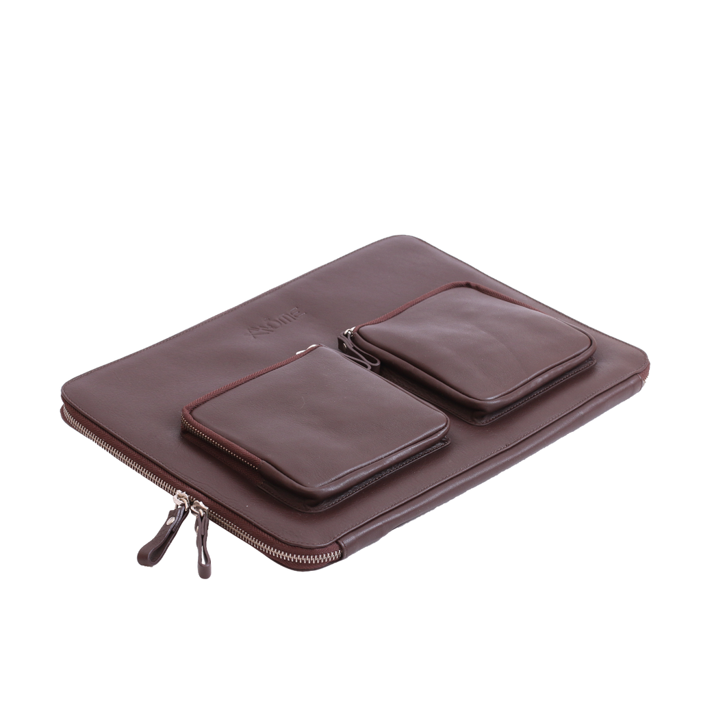 Etui Pc 13" Marron avec bandouliere
