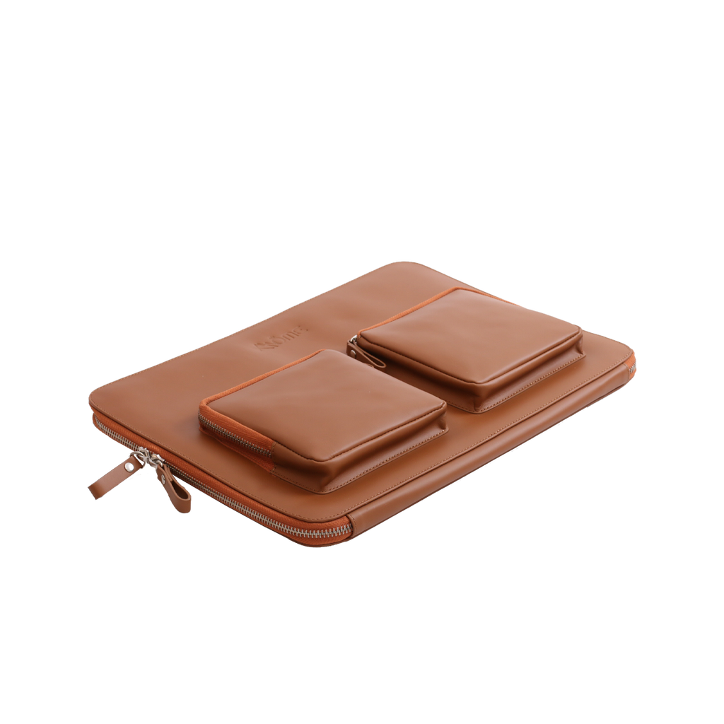 Etui Pc 13" Tabac avec bandouliere