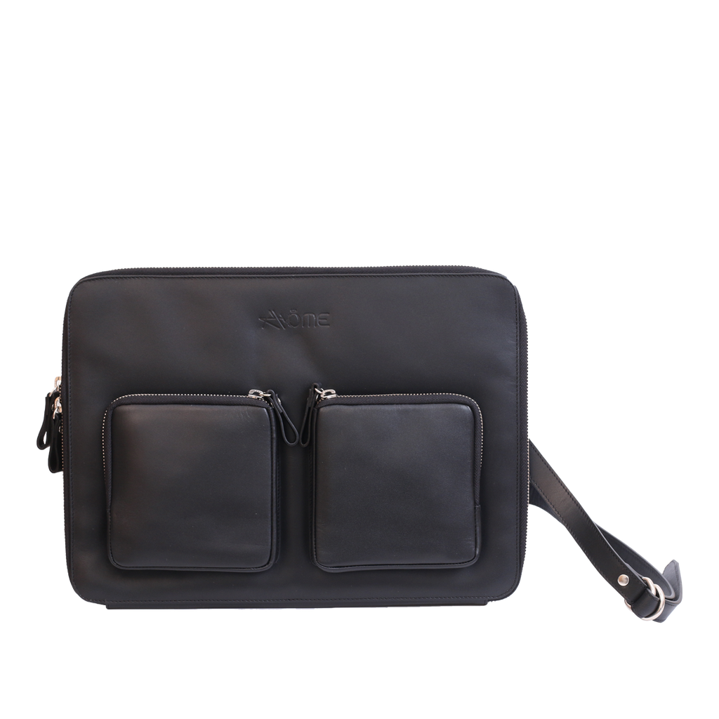 Etui Pc 13" noir  avec bandouliere