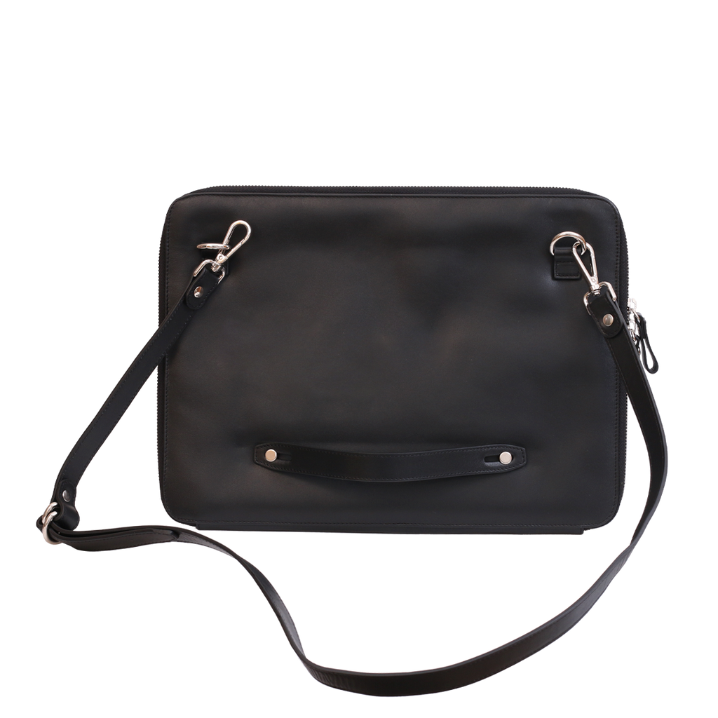 Etui Pc 13" noir  avec bandouliere