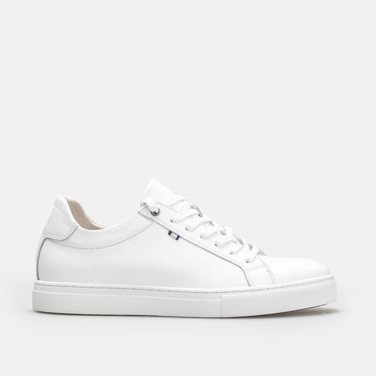 BASKET EN CUIR BLANC 528