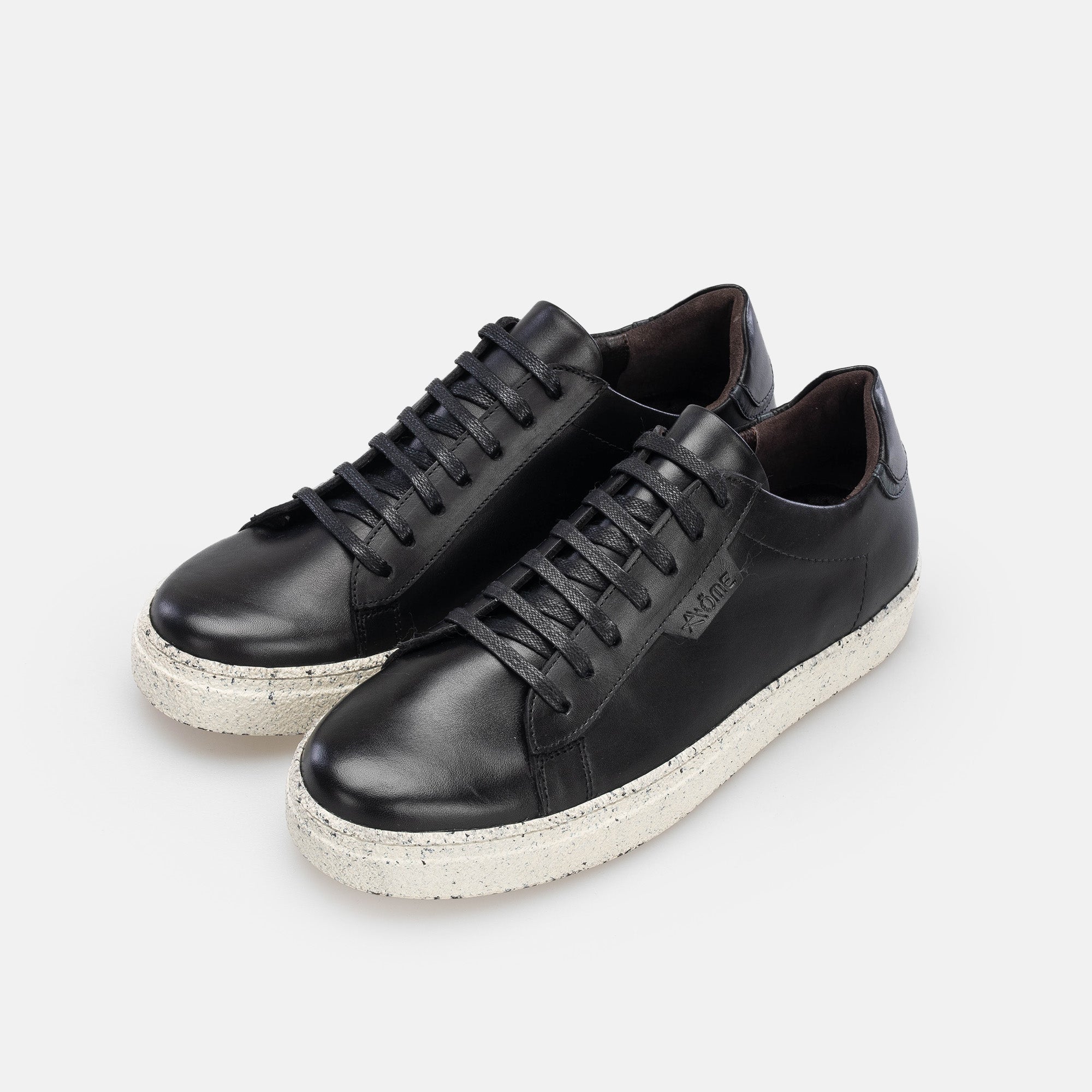 KOOPER Sneakers / Basket en cuir noir