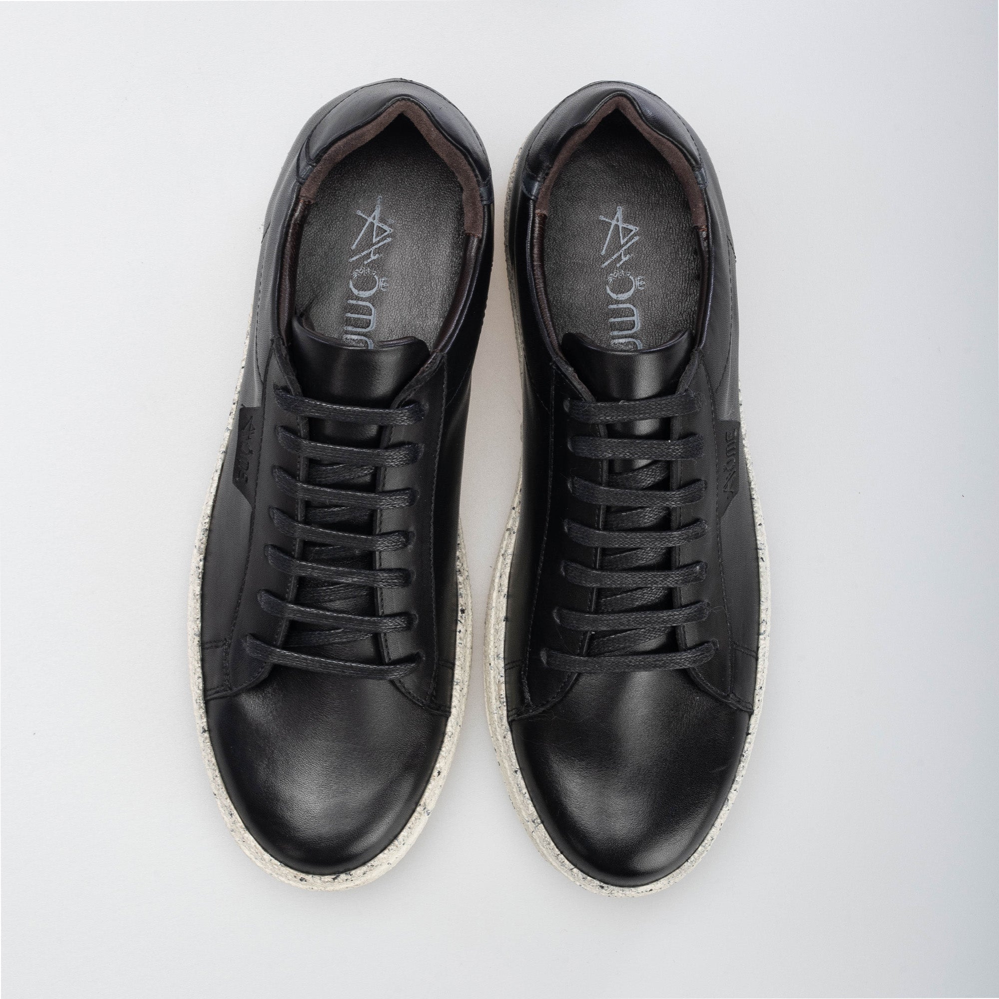 KOOPER Sneakers / Basket en cuir noir