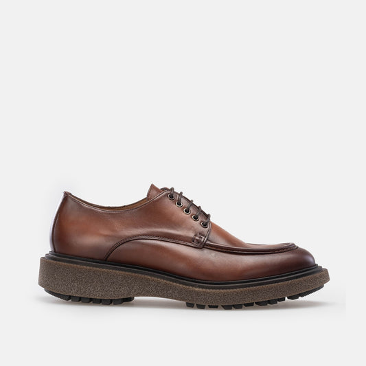 Robin  Derby en cuir cognac