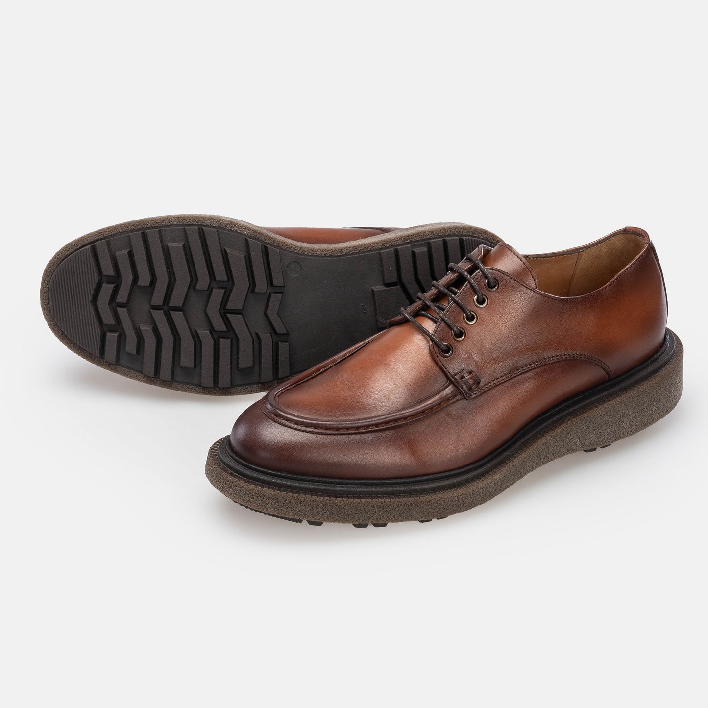 Robin  Derby en cuir cognac