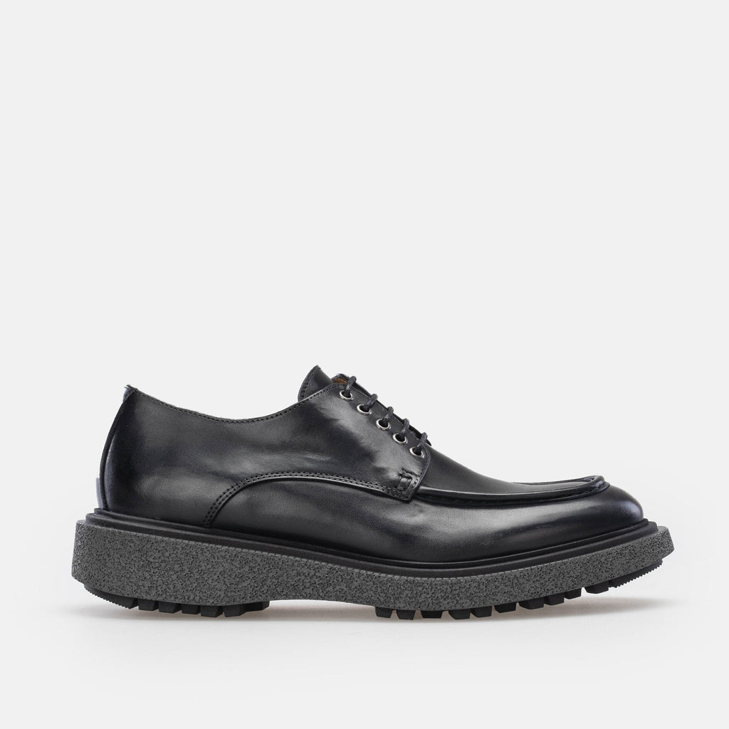 Robin  Derby en cuir noir
