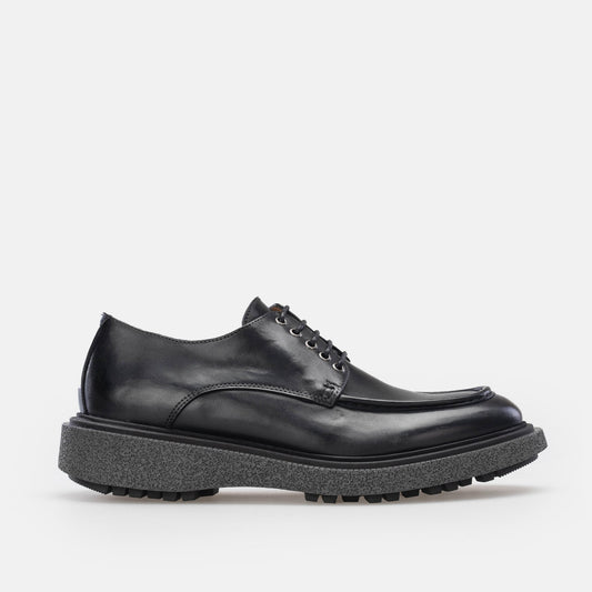Robin  Derby en cuir noir
