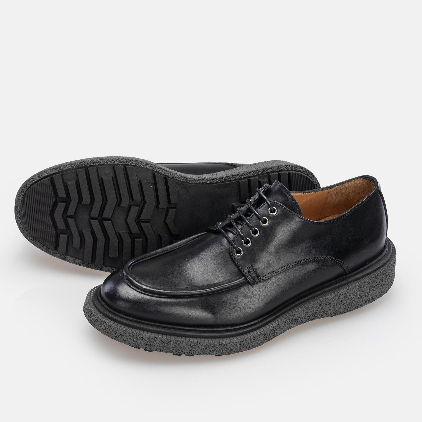 Robin  Derby en cuir noir