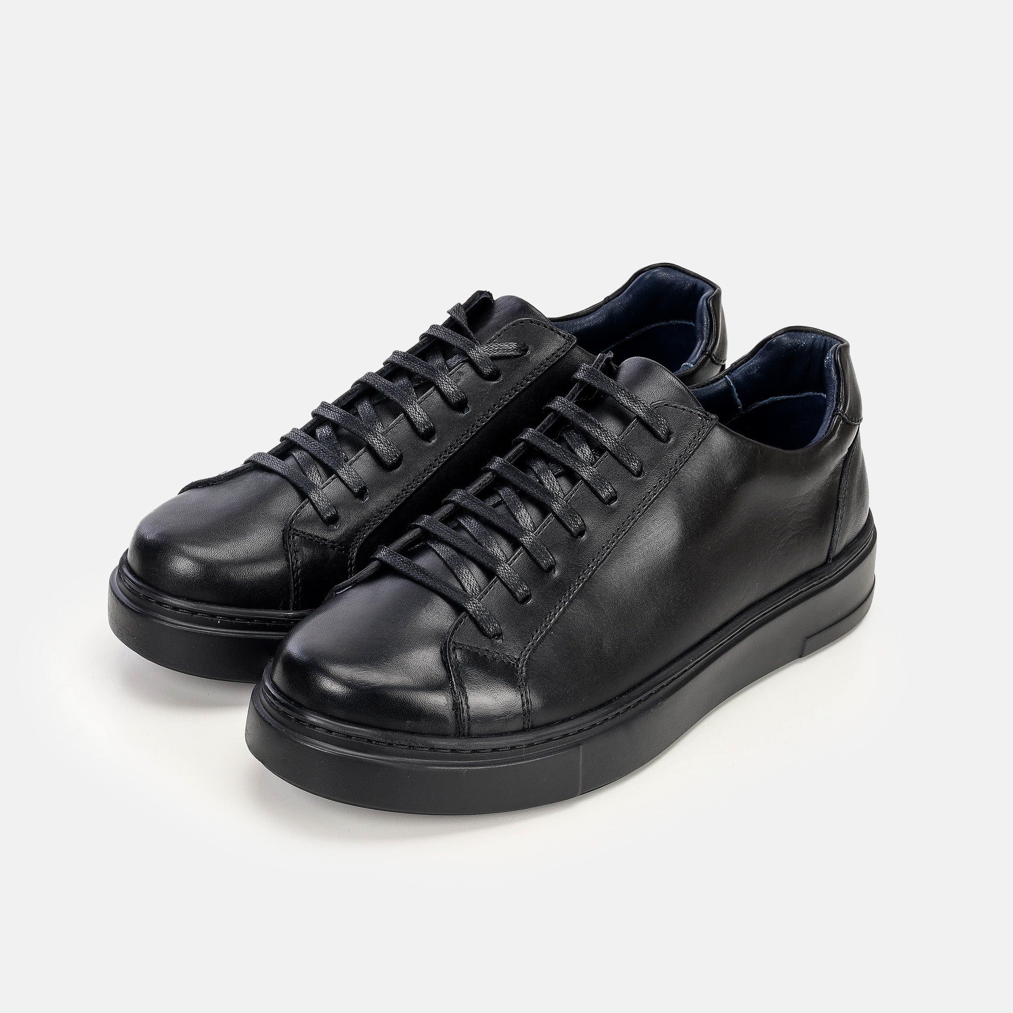 blacky Sneakers / Basket en cuir NOIR