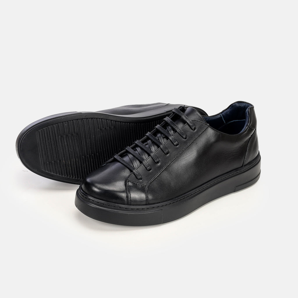 blacky Sneakers / Basket en cuir NOIR