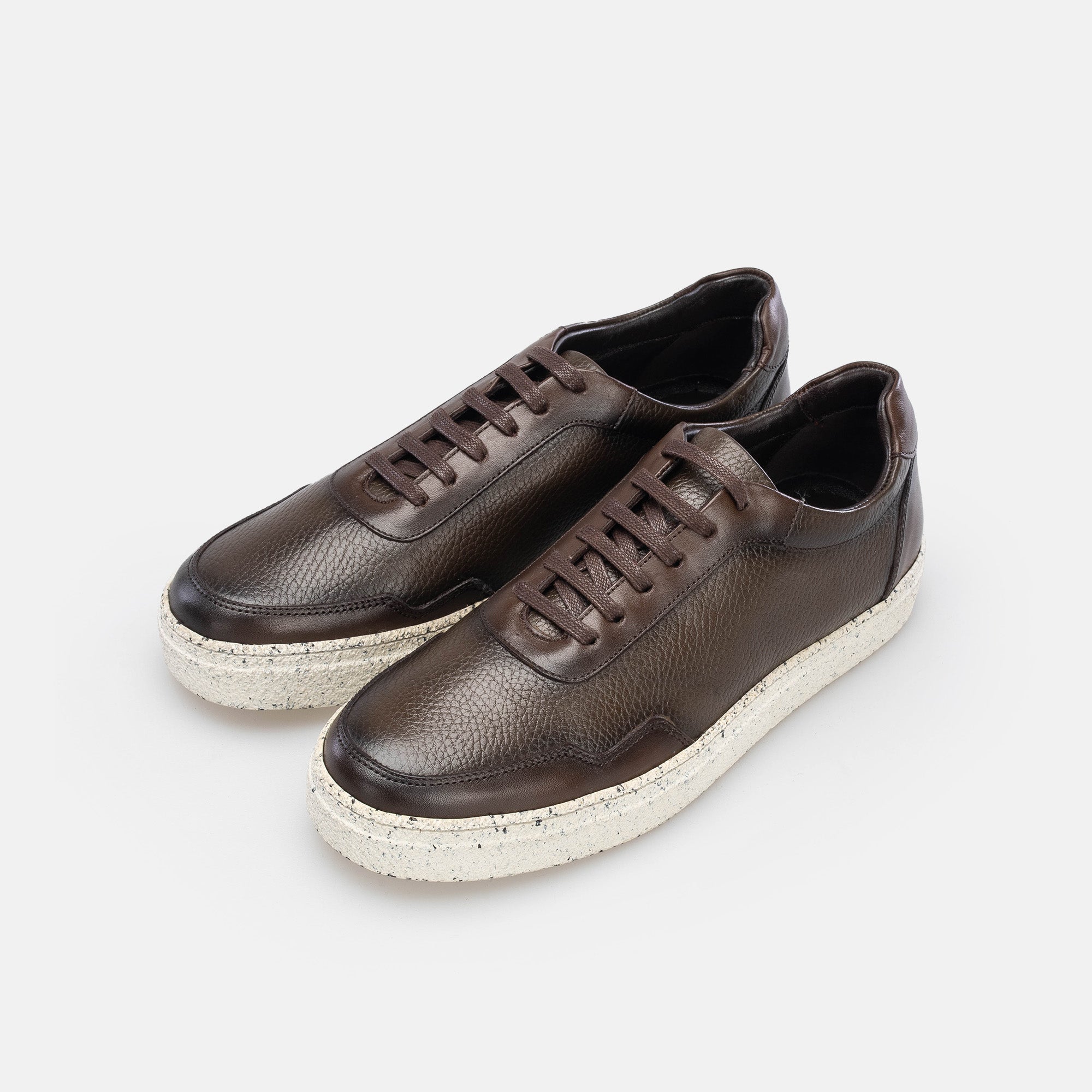 Kuster Sneakers / Basket en cuir Marron