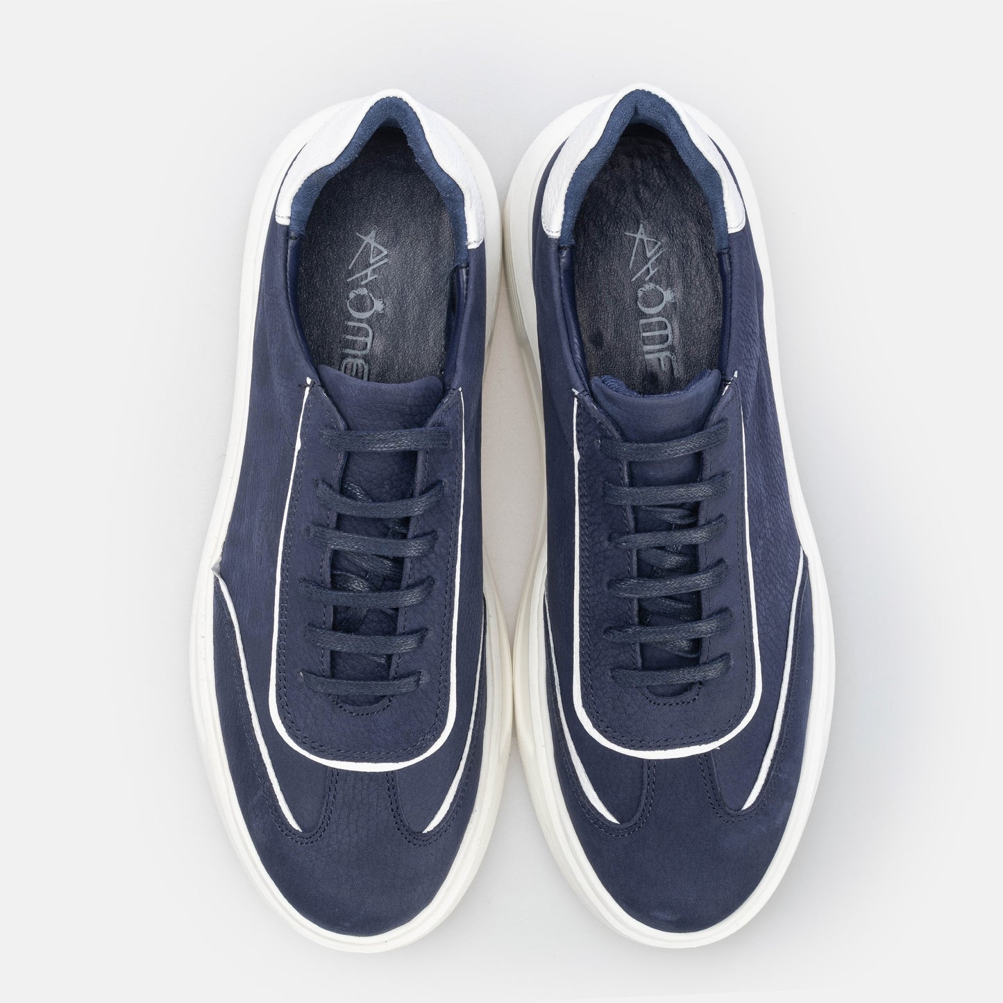 Koa Sneakers / Basket en nubuck Bleu