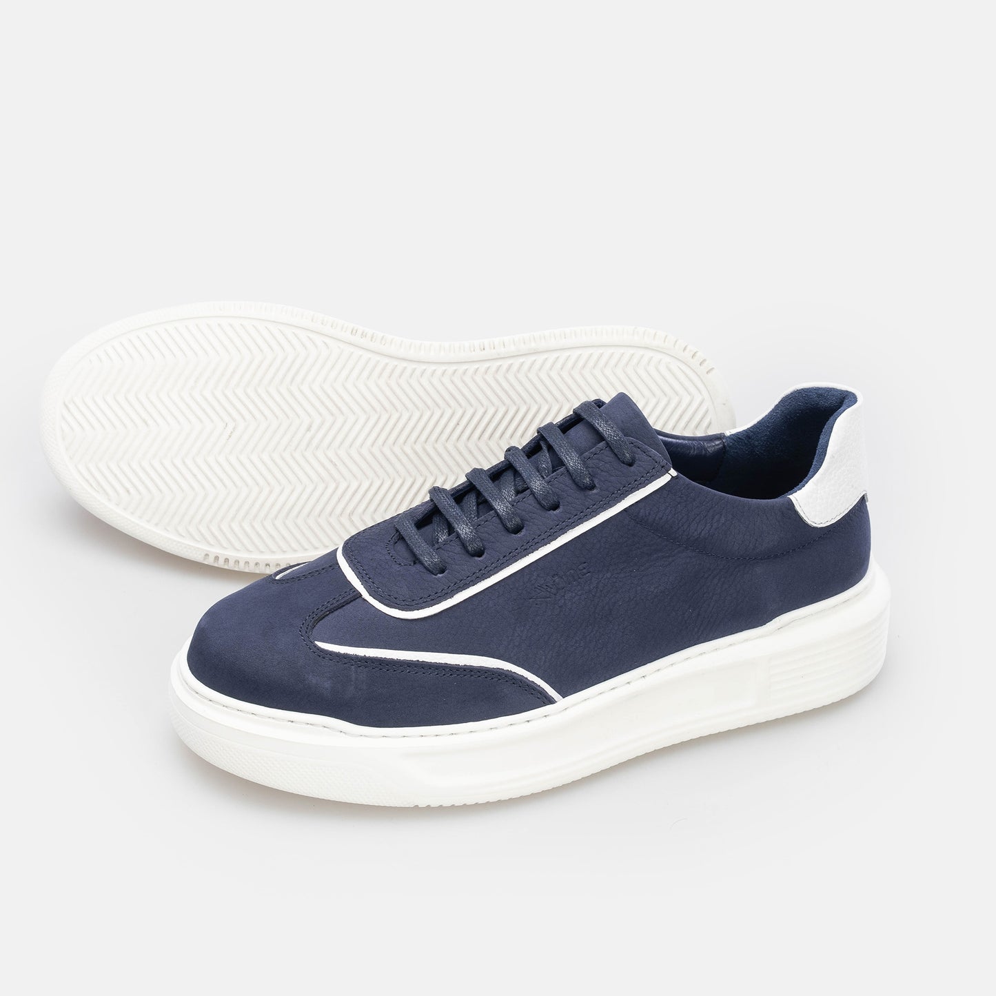 Koa Sneakers / Basket en nubuck Bleu