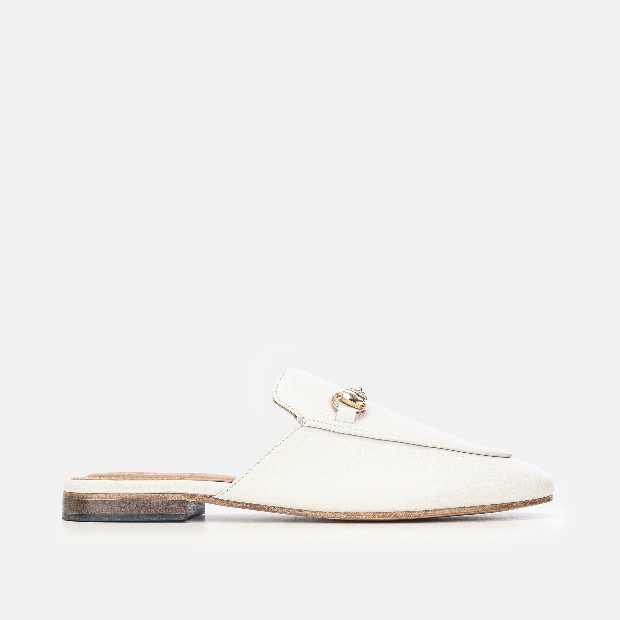Mules Fes en cuir Beige