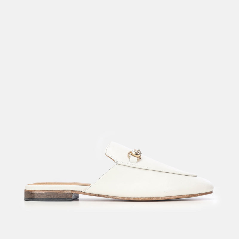 Mules Fes en cuir Beige