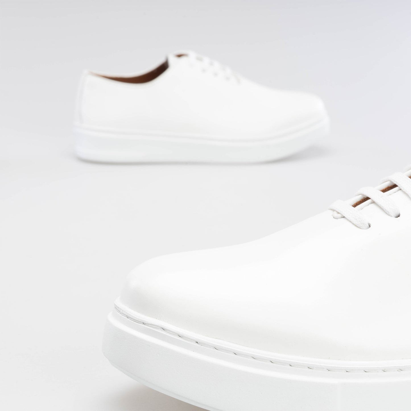 Dutone Sneakers / Basket en cuir Blanc