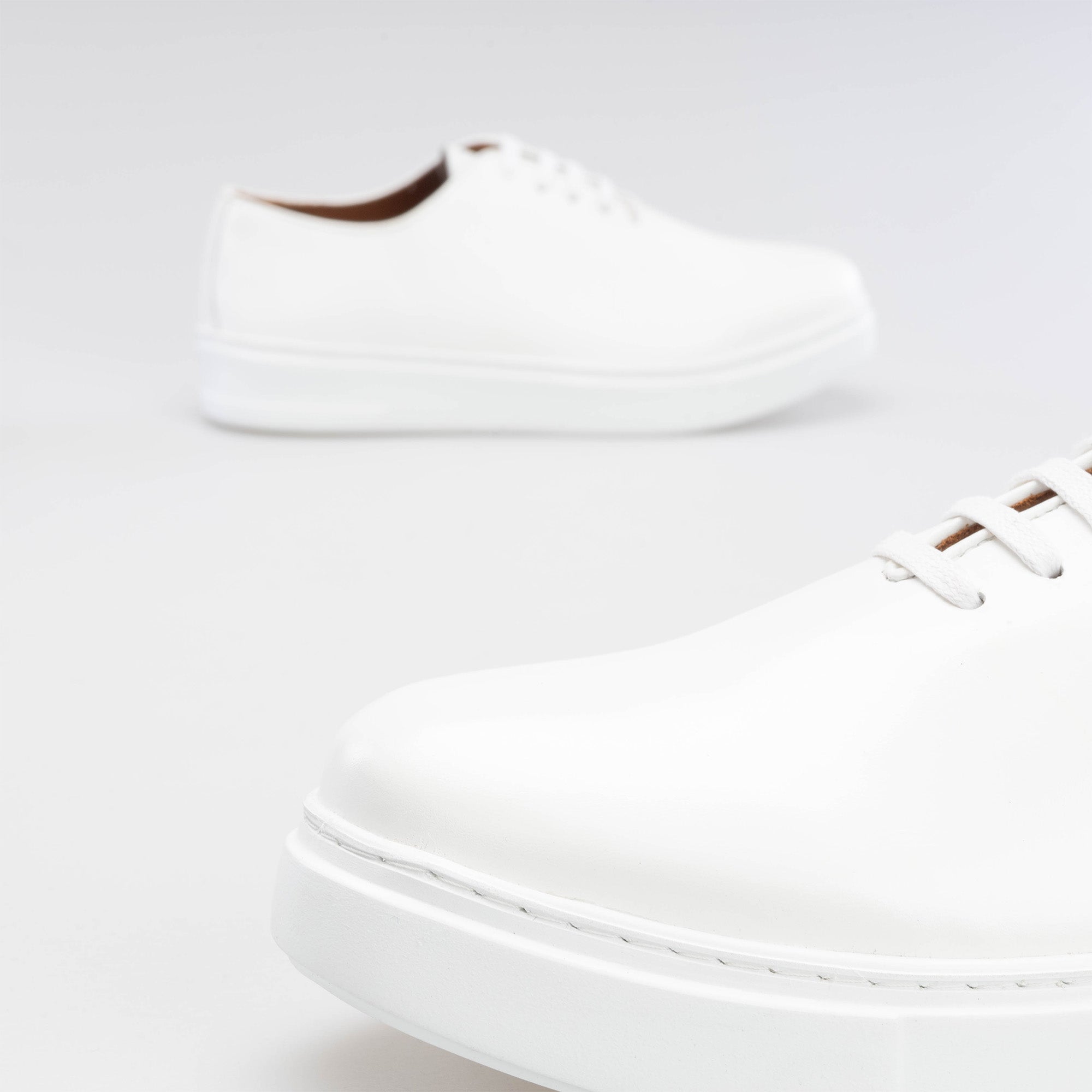 Dutone Sneakers / Basket en cuir Blanc