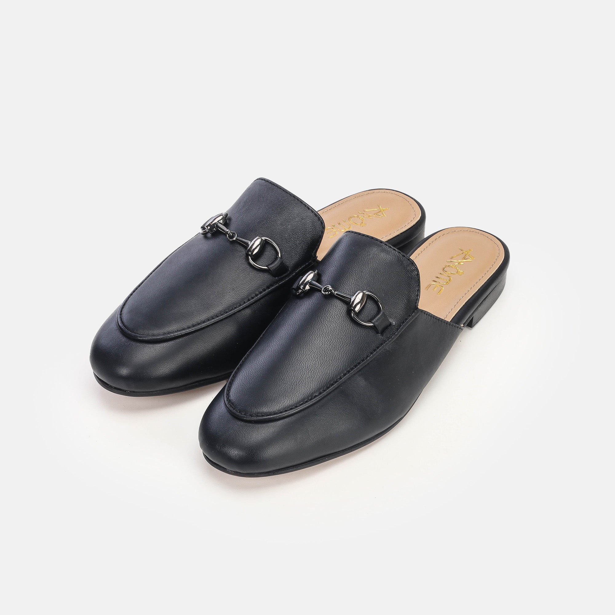 Mules Fes en cuir Noir