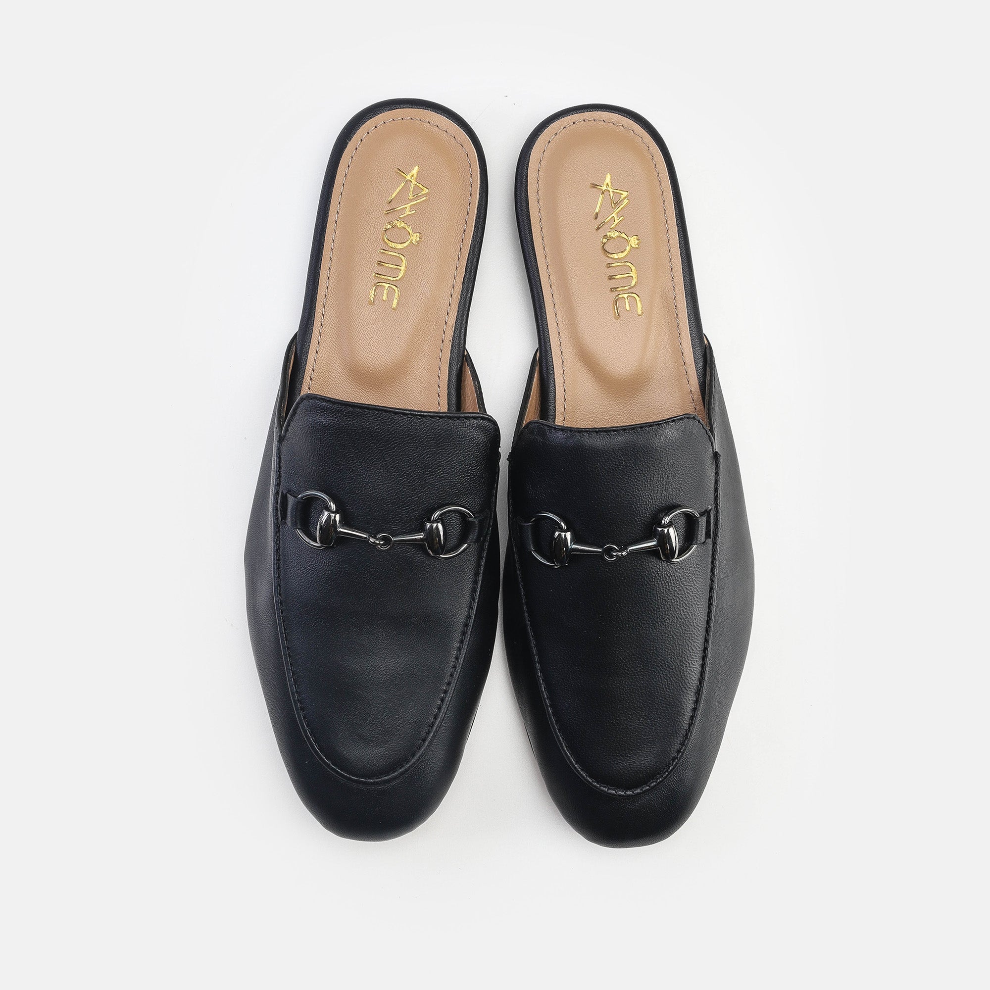 Mules Fes en cuir Noir