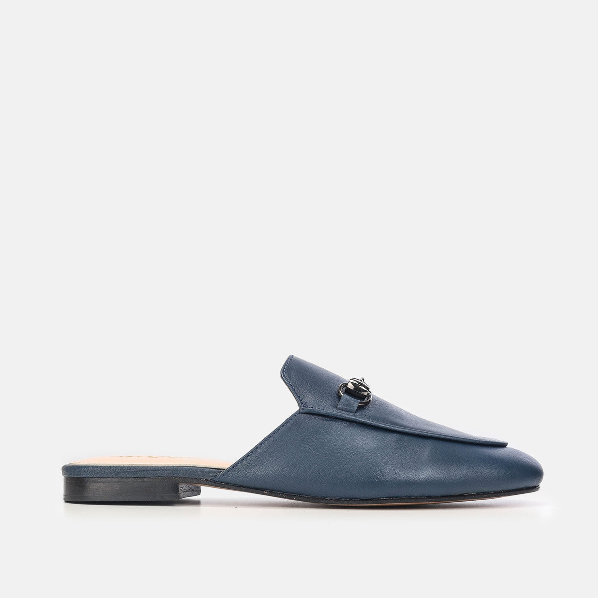Mules Fes en cuir Bleu marine