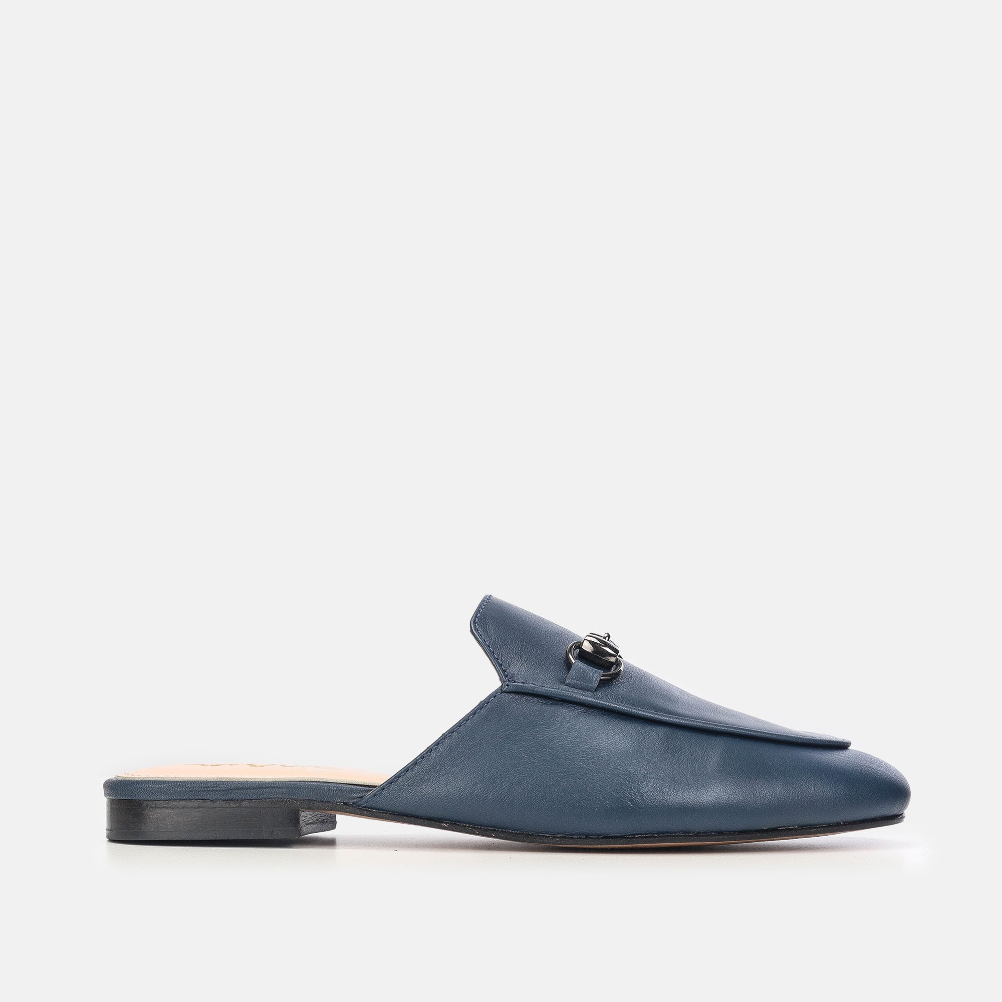 Mules Fes en cuir Bleu marine