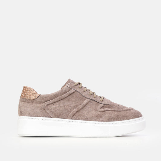Laura en Daim Taupe