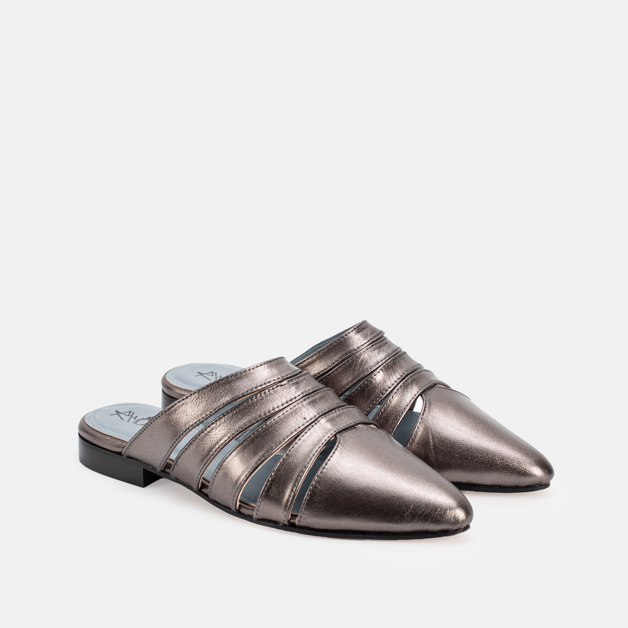 Zina En cuir Nicket noir