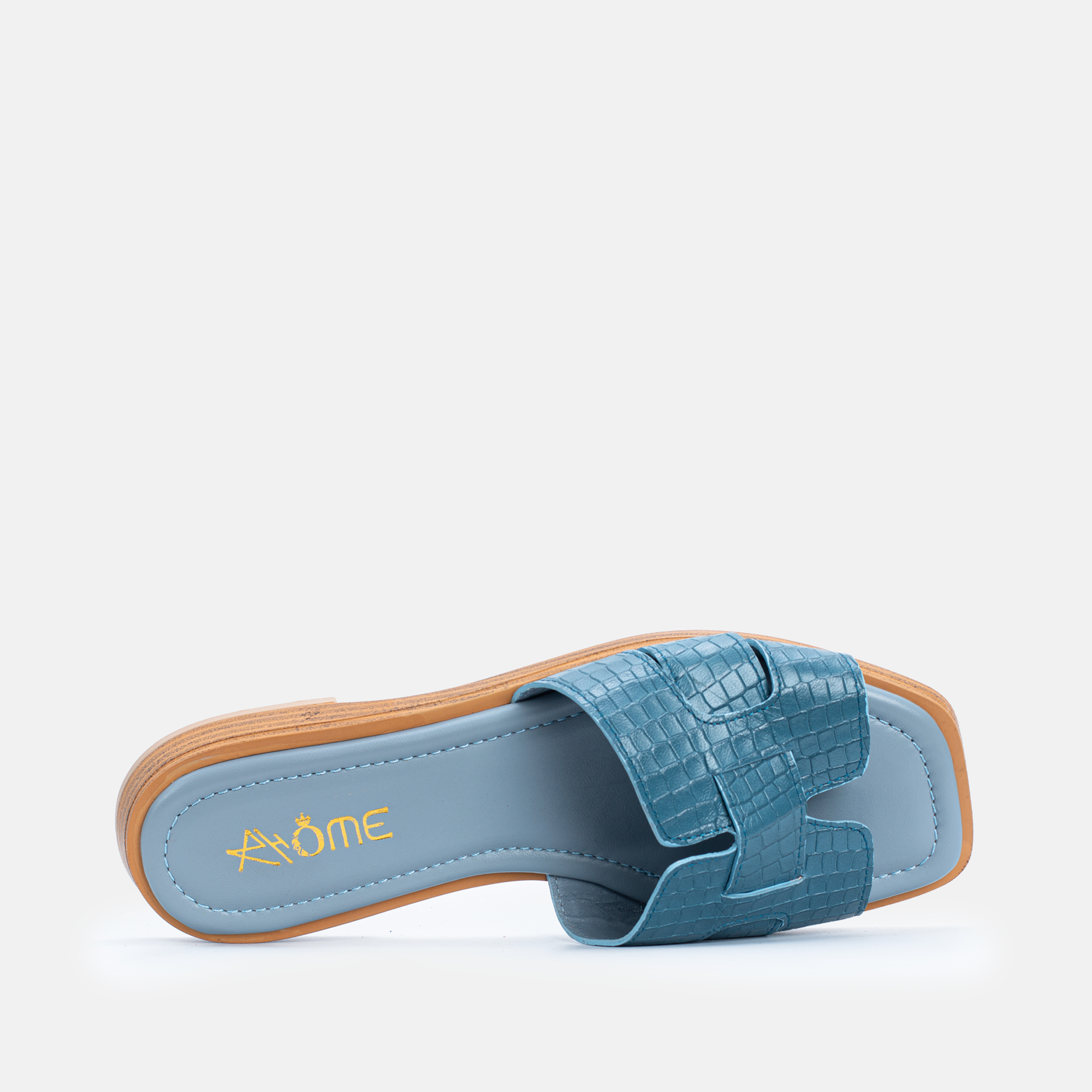 Zephyr Bleu ciel Effect Croco