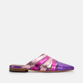 Zina En cuir  mauve