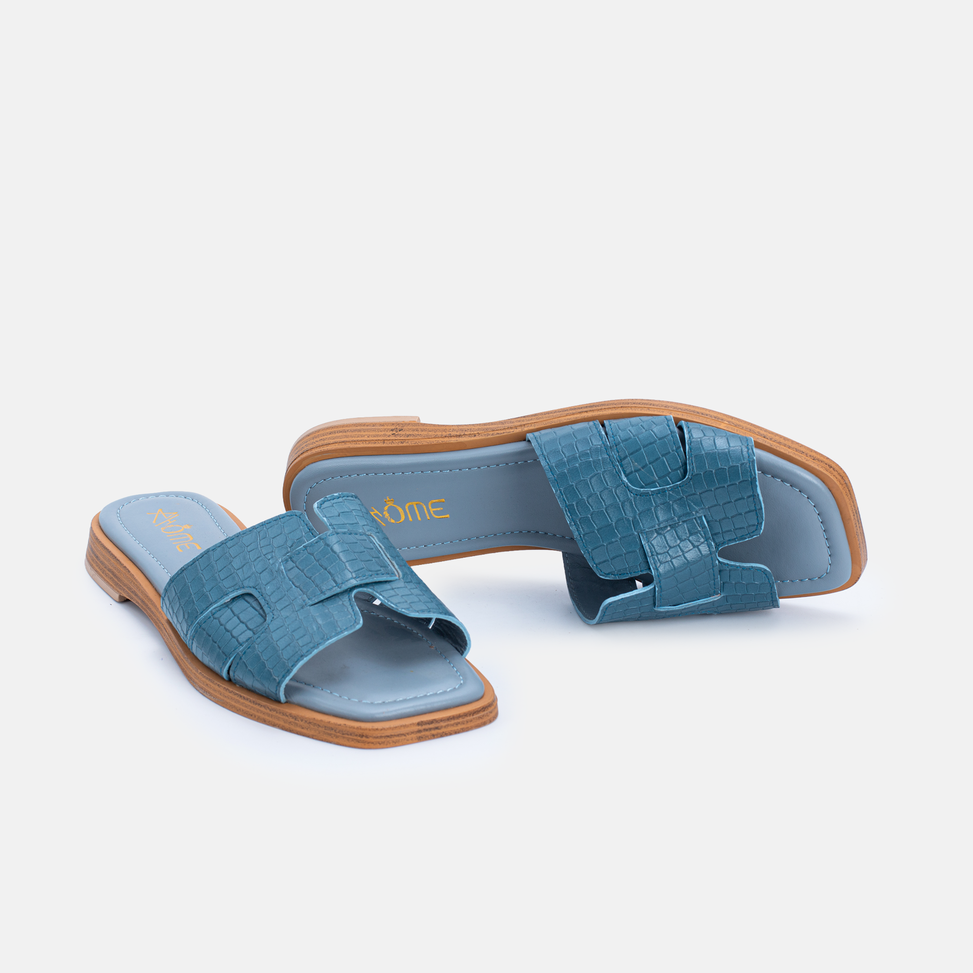 Zephyr Bleu ciel Effect Croco