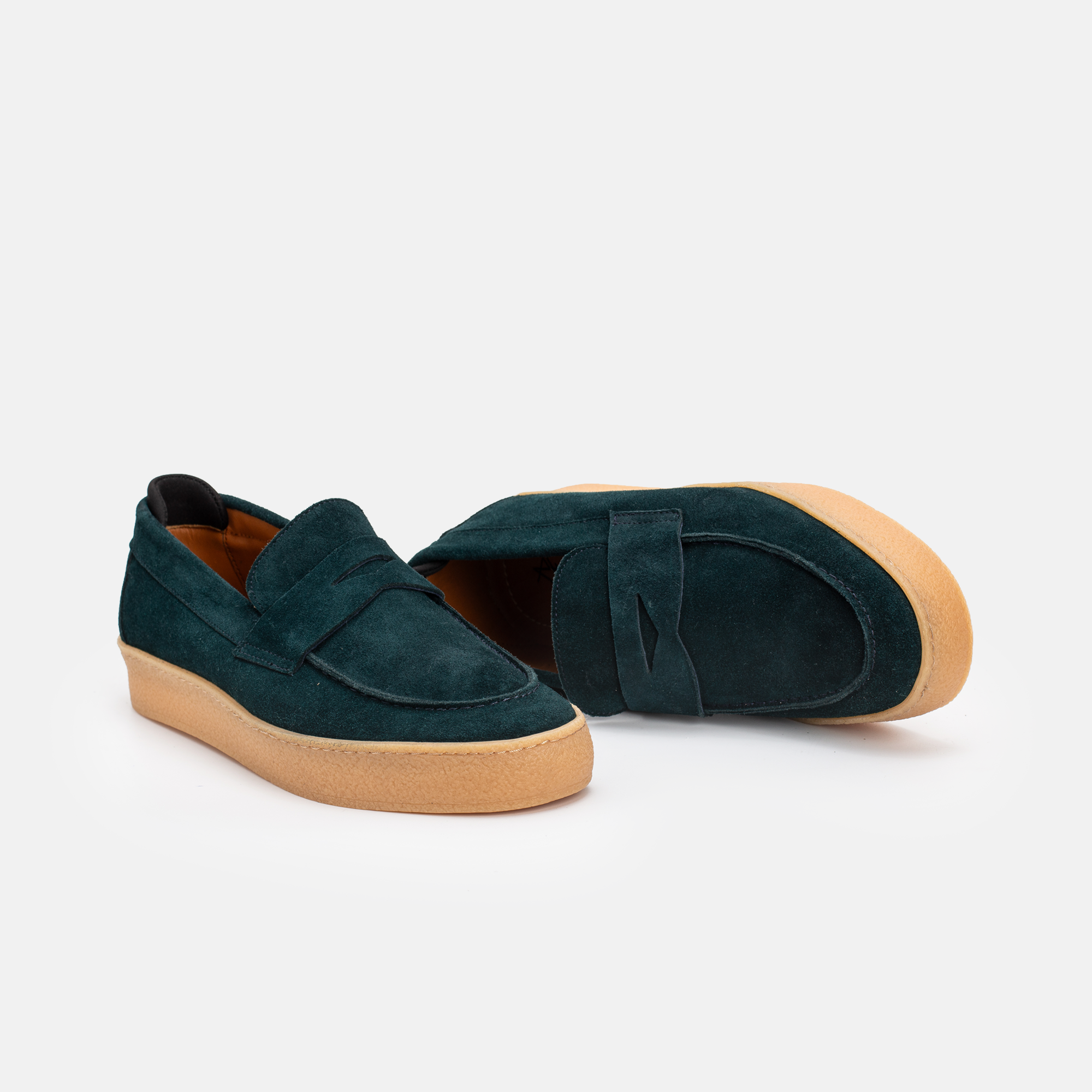 Mocassins Ramos Walk Vert canard