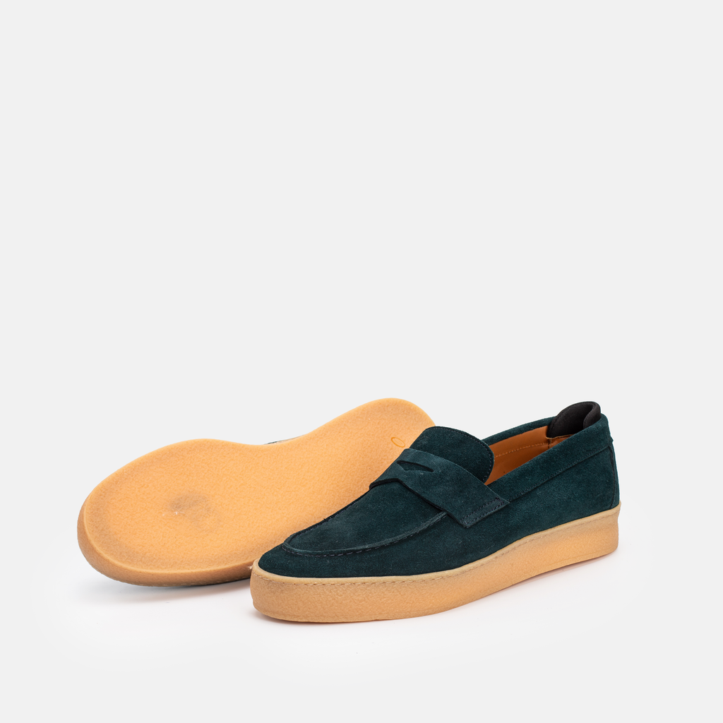 Mocassins Ramos Walk Vert canard