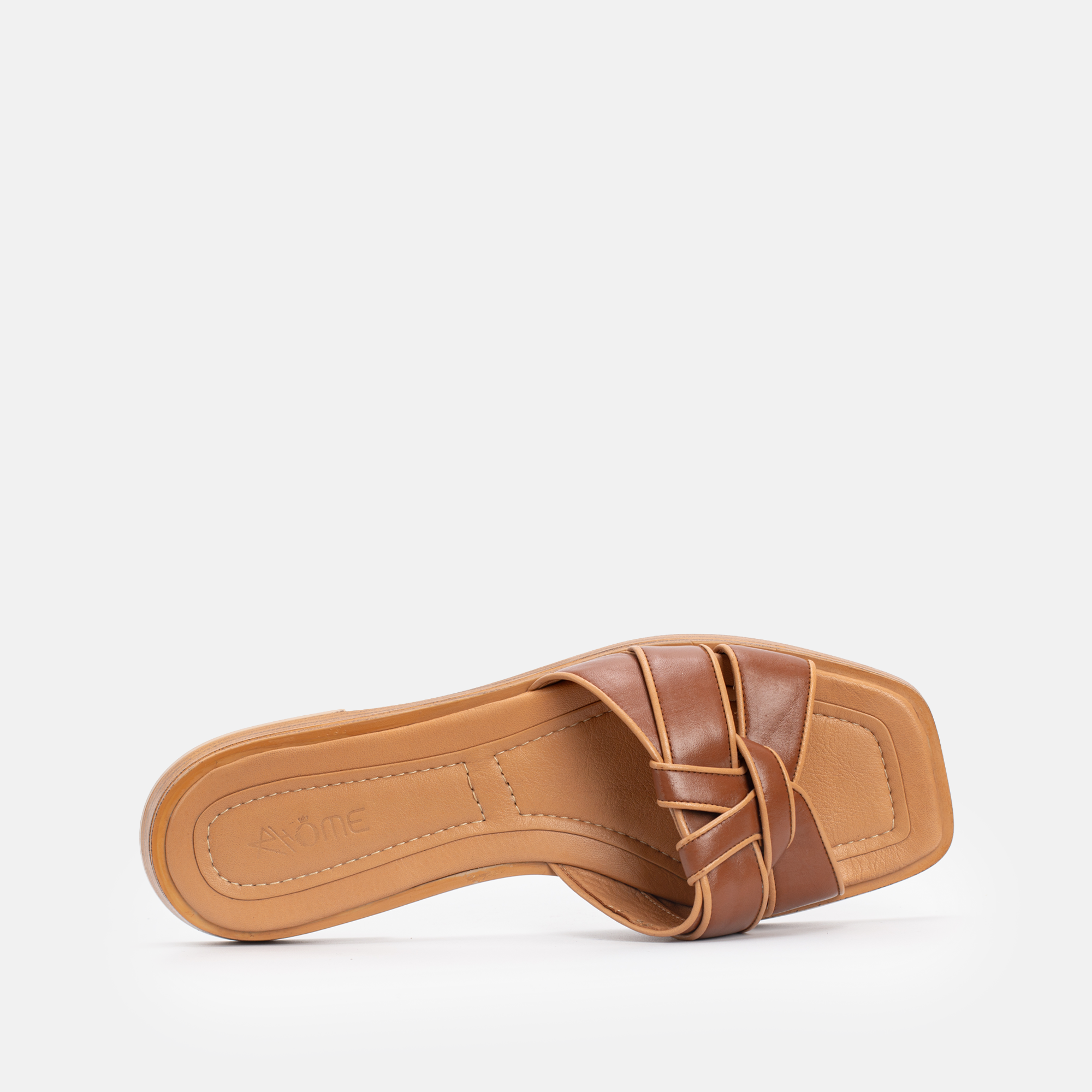 SANDALES EN CUIR Tabac 5106